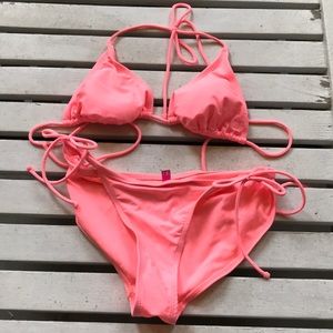 Two piece bathing suit